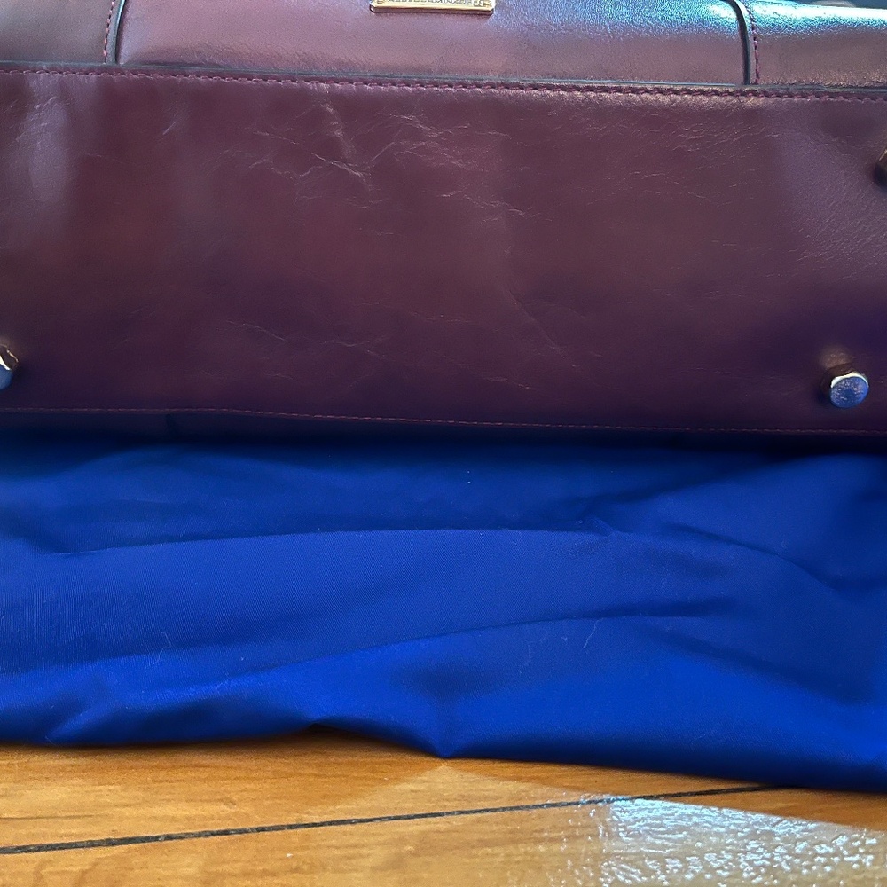 Plum leather rebecca minkoff shoulder tote - Picture 5 of 5